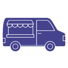 Food Truck Silhouette Icon