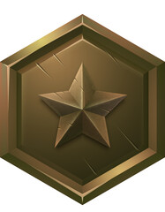 Rank Label with Star