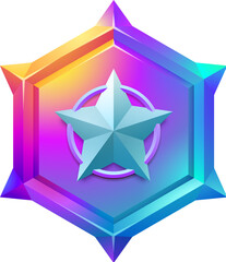 Ranking Badge with Star