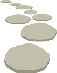 Stone Pathway Illustration