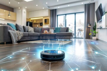 Exploring the Benefits of Intelligent Cleaning: How Advanced Technologies are Revolutionizing Home Hygiene and Allergen Control - obrazy, fototapety, plakaty