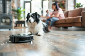 Elevating Home Cleanliness with Intelligent Solutions: The Impact of Smart Technology on Air Quality and Allergen Control - obrazy, fototapety, plakaty
