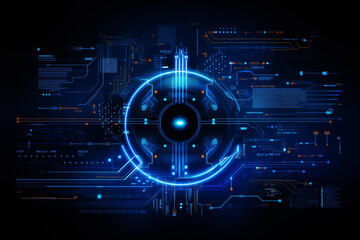 Abstract technology background Hi-tech communication concept futuristic digital background