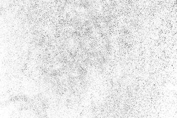 Black texture on white. Worn effect backdrop. Old paper overlay. Grunge background. Abstract pattern. Vector illustration, eps 10	
