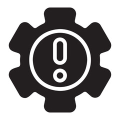 crisis management glyph icon