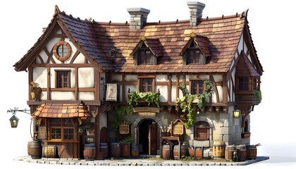 medieval building - Medieval tavern