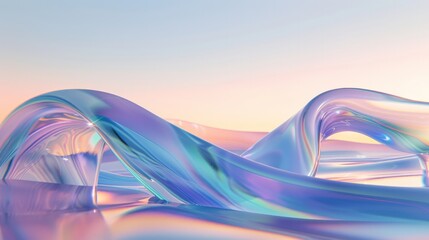 A breathtaking 3D render that presents an abstract background