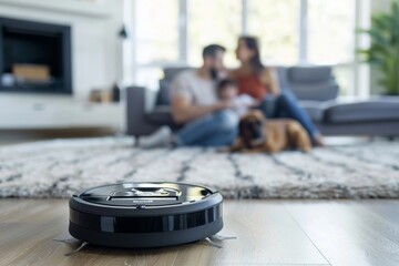 Elevate Your Home Environment with Advanced Cleaning Solutions: Optimize Allergen Management, Smart Home Integration, and State-of-the-Art Floor Care for a Healthier, Cleaner Living Space - obrazy, fototapety, plakaty