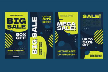 Instagram Story Sale Banner Vector