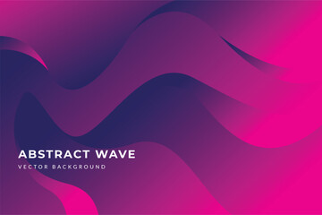 Gradient Pink Abstract Shape Vector Background