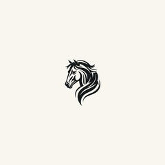 Horse logo design icon vector template
