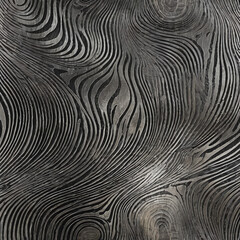 Black and white Damascus damask steel texture knife material pattern used for background and wallpaper. Black and white pattern for damask steel and alloy © vian