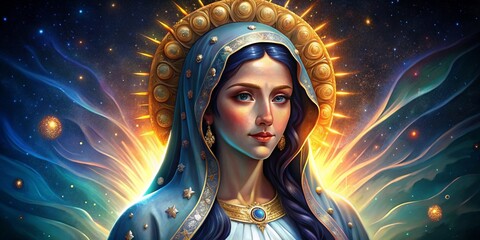 Mother Mary - obrazy, fototapety, plakaty