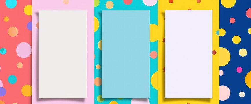 Set Of Abstract Colorful Polka Dots Patter, HD, Background Wallpaper, Desktop Wallpaper