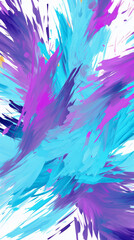 Vibrant Digital Art Explosion of Colorful Strokes for Dynamic Backgrounds