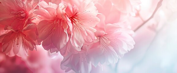 Soft Abstract Blossom In Double Exposure, HD, Background Wallpaper, Desktop Wallpaper