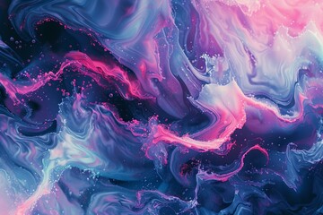 Abstract artistic wallpaper featuring colorful blots.