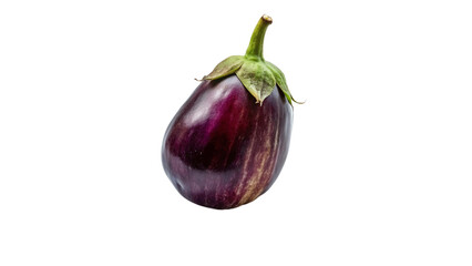 A eggplant isolated on Transparent background.
