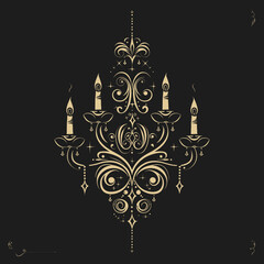 Luxury Chandelier Logo