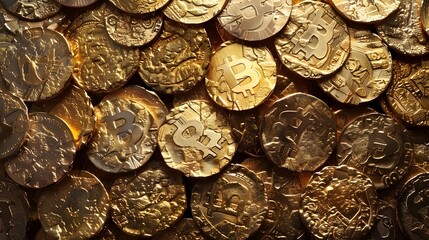 close up of bitcoin