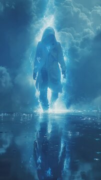 blue thunder man