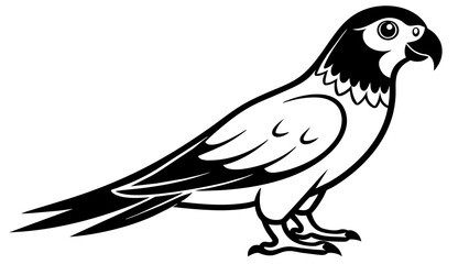 Exquisite Gray Parrot Vector Illustration Stunning Graphics for Your Projects