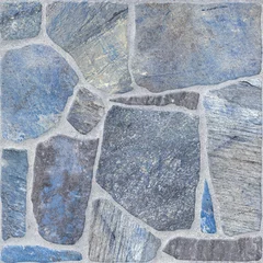 blue stone wall texture, 3d background © Vidal