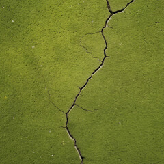 Obraz premium Old concrete wall with moss. Texture of weathered concrete wall covered with moss. Aged concrete on wall background, mossy texture