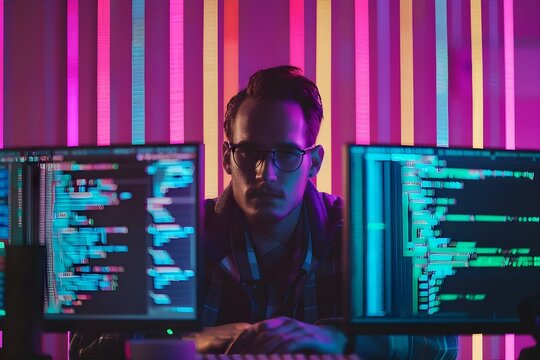 Utilizing Code to Enhance Business Operations: A Software Engineer's Approach to Data Analysis. Concept Data Analysis, Software Engineering, Business Operations, Code Utilization