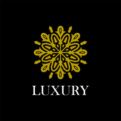 Obraz premium Luxury ornamental mandala design background in gold color vector. Vector islamic background Free Vector