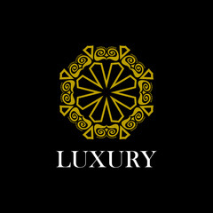 luxury logo illustration template