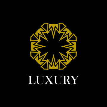 luxury logo illustration template