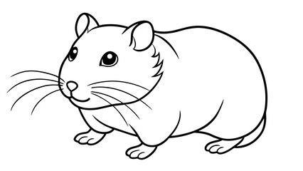 Whimsical Hamster Vector Illustration Adding Charm to Your Designs