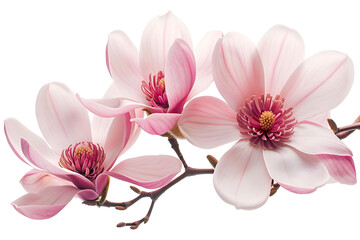 Naklejka premium Magnolia flower isolated on white background