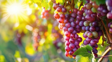 A bunch of fresh grapes that are delicious to eat