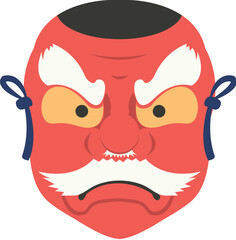 Japanese heavenly dog mask