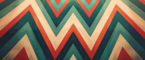 Chevron Shapes Retro Colors Stripes, HD, Background Wallpaper, Desktop Wallpaper