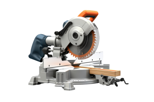 The Whirlwind: Circular Sawing Machine. On White or PNG Transparent Background..