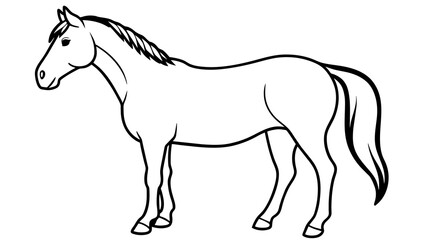 Stunning Horse Vector Illustration Captivating Graphics for Your Project