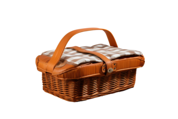 A Serene Picnic Oasis. On White or PNG Transparent Background..