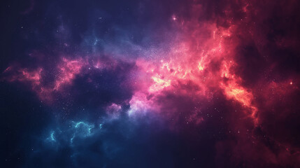 Naklejka premium Colorful Nebula in Space Background. Vector illustration.