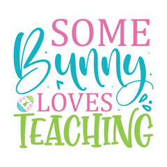 Fototapeta na wymiar some bunny loves teaching