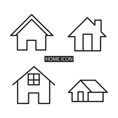 Fototapeta premium House icon vector. House icon simple. House app. House icon web, Home Vector isolated on white background in eps 10.