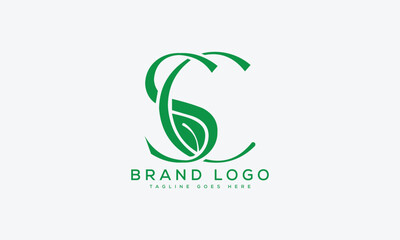 letter CS logo design vector template design for brand.