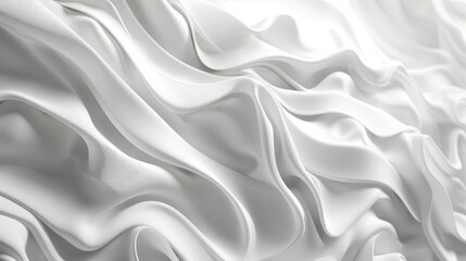 Dynamic white, beautiful organic white background, bright light volumetric texture. - obrazy, fototapety, plakaty