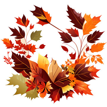 Autumn Leaves Book Background