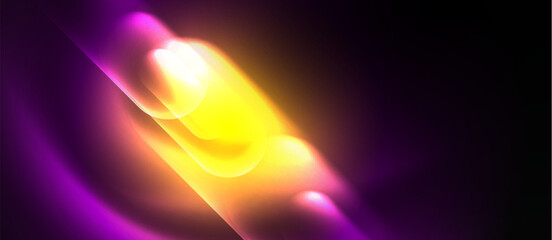 Shiny color neon glowing design. Vector Illustration For Wallpaper, Banner, Background, Card, Book Illustration, landing page