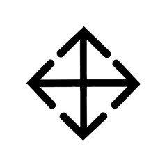 move tools icon illustration 3D background transparent	