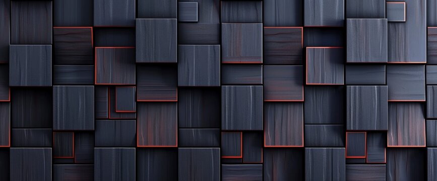 3D Dimensional Lined Cubes Seamless Patter, HD, Background Wallpaper, Desktop Wallpaper