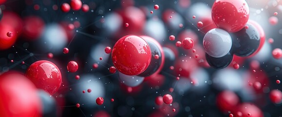 Abstract Background Of Spheres And Wire, HD, Background Wallpaper, Desktop Wallpaper